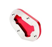 ANNAKETZPW Pied Béquille Latérale Agrandir Extension De Béquille Latérale en Aluminium CNC pour Moto pour CRF1100L ADV Support Béquille Moto(Red)