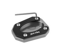 ANNAKETZPW Pied Béquille Latérale Agrandir Extension De Béquille Latérale Moto pour Kawasaki pour Ninja pour ZX4RR pour ZX4R 2023-2024 Support Béquille Moto(Titanium)