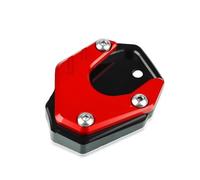 ANNAKETZPW Pied Béquille Latérale Agrandir Extension De Béquille Latérale pour Moto pour Hornet NX500, pour CL500, pour VFR800X, pour CB650R 2018-2025 Support Béquille Moto(Red)