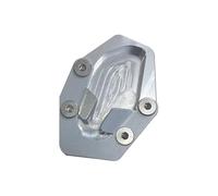 ANNAKETZPW Pied Béquille Latérale Agrandir Extension De Béquille pour Moto, Plaque De Protection, Pédales, Accessoires pour Himlayan 450 2024 2025 Support Béquille Moto(Silver)