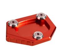 ANNAKETZPW Pied Béquille Latérale Agrandir Extension De Plaque De Béquille Latérale CNC pour Moto, pour NC700X, pour NC700S, pour NC700D, pour CBR500R, pour CB500F Support Béquille Moto(Silver)