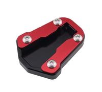 ANNAKETZPW Pied Béquille Latérale Agrandir Extension De Support De Moto, Coussin D'agrandissement, Béquille Latérale pour CRF 300 L pour CRF 300 Rally 2021 - 2022 Support Béquille Moto(Red)