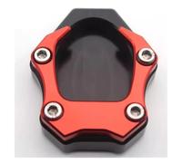 ANNAKETZPW Pied Béquille Latérale Agrandir Extension De Support Latéral De Pied De Moto, Support Pla pour Kawasaki pour Ninja 400 2018-2024 pour KLX 250 2009-2016 Support Béquille Moto(Red)
