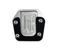 ANNAKETZPW Pied Béquille Latérale Agrandir Plaque De Béquille Latérale CNC pour Moto, Extension De Support D'agrandissement De Béquille pour RE pour Guerrilla 450 2024 2025 Support Béquille Moto