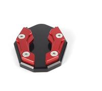 ANNAKETZPW Pied Béquille Latérale Agrandir pour Yamaha pour N-MAX155 N pour Max Xmax 250 125 300 Support Agrandir La Plaque Support Extension De Béquille Latérale Support Béquille Moto(Red)