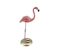 Annakideya Décoration de table en forme de flamant rose - Décoration créative en résine pour salon, bureau - Cadeau pour femme