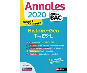Annales ABC du Bac 2020 Histoire-Géographie Term ES-L