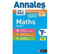 Annales ABC du BAC 2021-2022 - Maths Tle - Sujets non corrigés - Enseignement de spécialité Terminale - Epreuve finale Nouveau Bac