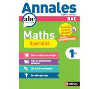 Isabelle Strancar – Annales ABC du BAC 2026 : Maths 1re spécialité – Sujets & corrigés – Broché