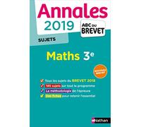Annales ABC du Brevet 2019 Maths - sujets non corrigés