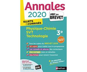 Annales ABC du Brevet 2020 Physique-Chimie-SVT-Techno