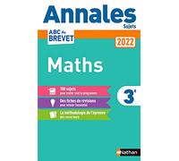 Annales ABC du Brevet 2022 - Maths 3e - Sujets non corrigés + fiches de révisions (1)