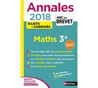 Annales ABC du Brevet Maths 2018