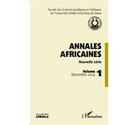 Annales africaines vol 1 décembre 2014: Nouvelle série