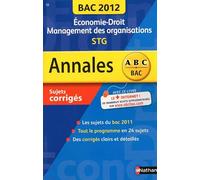 ANNALES BAC 2012 ECO DROIT STG