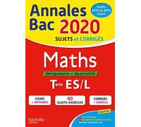 Annales Bac 2020 Maths Term ES