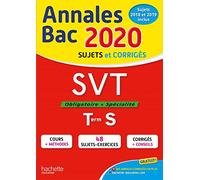 Annales Bac 2020 SVT Term S