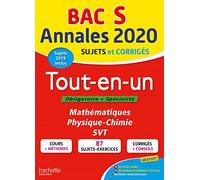 Annales Bac 2020 Tout-en-un Bac S