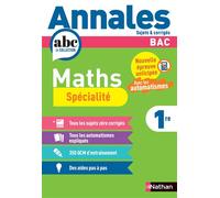 Annales Bac Maths 1re - Isabelle Strancar - Nathan - broché - Scolaire / Universitaire