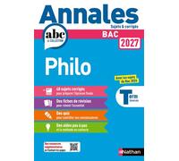 Annales Bac Philosophie 2027 - Gérard Durozoï - Nathan - broché - Scolaire / Universitaire