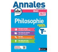 Annales Bac Philosophie 2027 - Gérard Durozoï - Nathan - broché - Scolaire / Universitaire