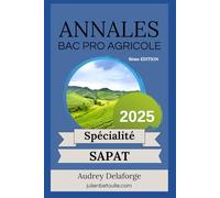 Annales bac pro agricole Services aux Personnes et aux Territoires 2025