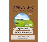 Annales bac pro agricole Technicien Conseil Vente en Animalerie 2026