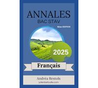 Annales bac Techno Agricole STAV Français 2025