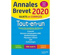 Annales Brevet 2020 Tout-en-Un