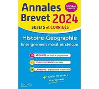 Annales BREVET 2024 - Histoire-géo-EMC - Christophe Saïsse - Hachette Education - broché - Scolaire / Universitaire