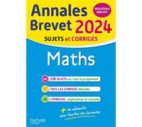 Philippe Rousseau – Annales BREVET 2024 - Maths – Maths 3e : Sujets et corrigés – Broché