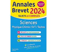 Sébastien Dessaint, Malorie Gorillot – Annales BREVET 2024 : Sciences 3e – Sujets & Corrigés – Broché