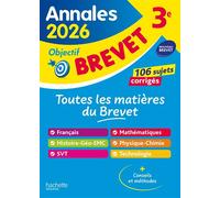 Annales Brevet 2026 - Tout-en-un 3e - sujets et corrigés - Brigitte Réauté - Hachette Education - broché - Scolaire / Universitaire