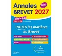 Annales Brevet 2027 - Tout-en-un 3e - sujets et corrigés Brigitte Réauté (Auteur), Michèle Laskar (Auteur), Philippe Rousseau (Auteur), Christophe Saïsse (Auteur), Sébastien Dessaint (Auteur), Malorie