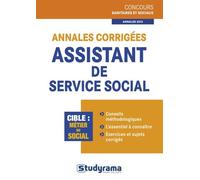Annales corrigées - Assistant de service social - Orsetta Bechelloni - Studyrama Eds - broché - Scolaire / Universitaire