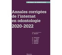 Annales corrigées de l'internat en odontologie 2020-2022