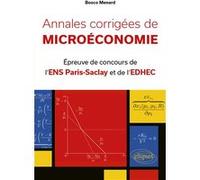 Annales corrigées de microéconomie Bosco Menard (Auteur)