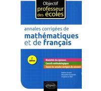 Annales Corrigées Des Épreuves Écrites De Mathématiques Et De Français