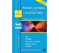 Mathématiques - Informatique Mp