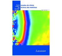 Annales de chimie sciences des materiauxvol 36 n 46 2011 ju - Collectif - Technique Et Documentation - broché - Livre