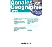 Annales de géographie - N° 741 5/2021 Varia Collectif (Auteur)