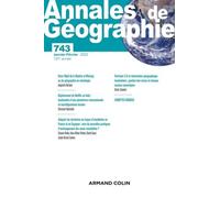 Annales De Géographie - N° 743 1/2022
