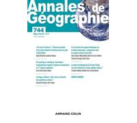 Annales De Géographie - N° 744 2/2022