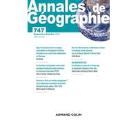 Annales De Géographie - N° 747 5/2022 - Varia