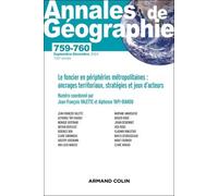 Annales de géographie - N°759-760 5-6/2024: Le foncier en périphéries métropolitaines : ancrages territoriaux, stratégies et jeux d acteurs