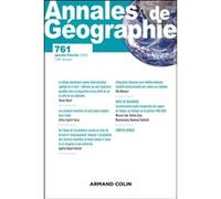 Annales de géographie - N°761 1/2025: Varia