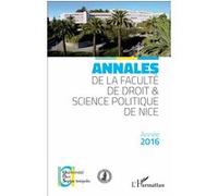 Annales de la faculté de Droit et Science politique de Nice Yves Strickler (Auteur)