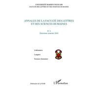 Annales De La Faculté Des Lettres Et Sciences Humaines T.4 - Deuxième Semestre 2010