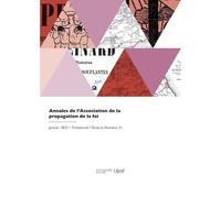 Annales De L'association De La Propagation De La Foi