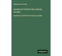 Annales de l'institut des sciences sociales: Annales de l'institut des sciences sociales